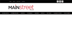 Desktop Screenshot of mainstreetmag.com